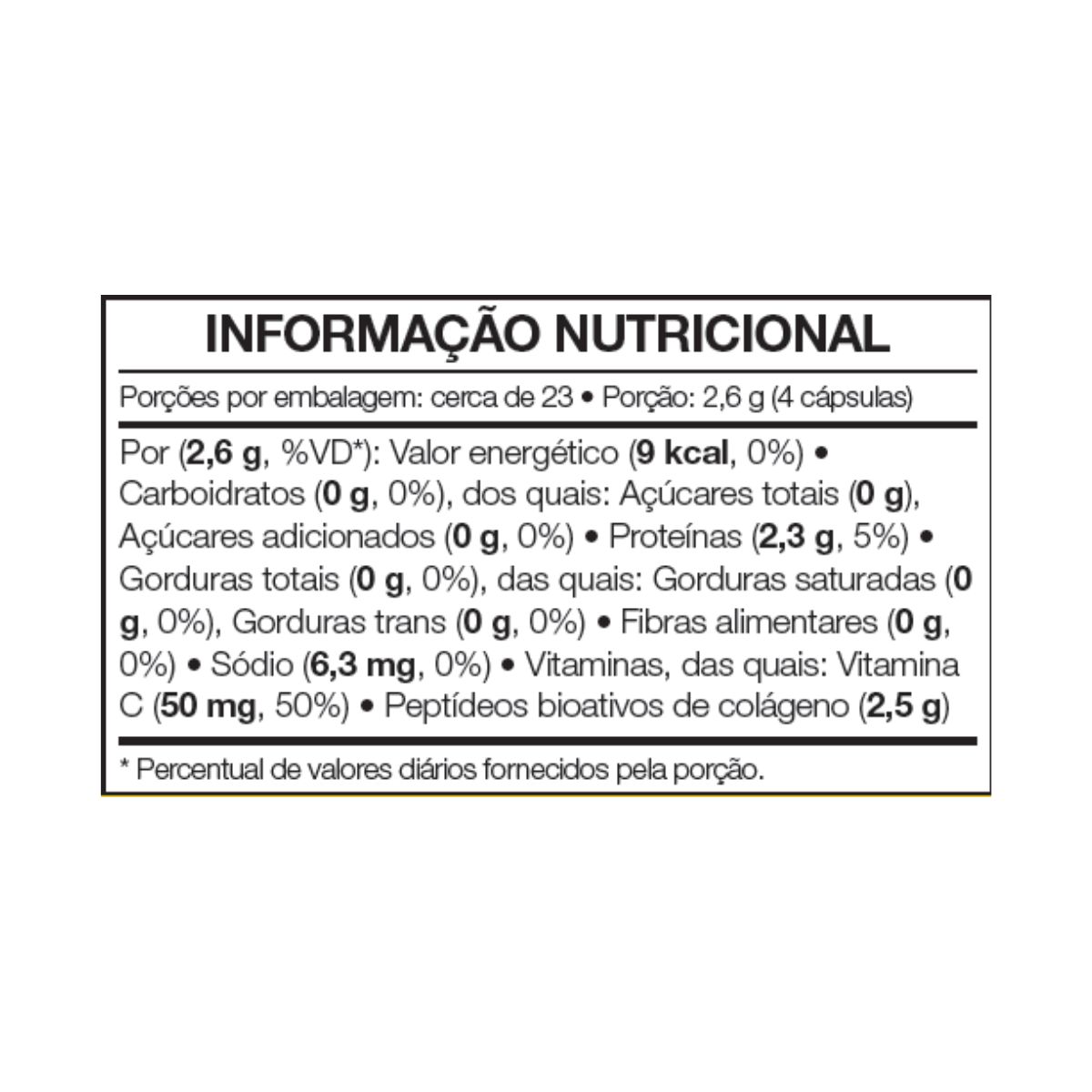 Forever-Bio-Active-Colágeno-foreverbylu-tabela-nutricional