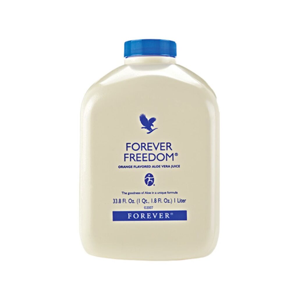 Forever-Freedom- -Suco-Aloe-Vera- Sabor-Laranja-foreverbylu