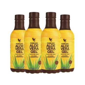 Kit com 4 embalagens de Aloe Vera Gel Forever Living