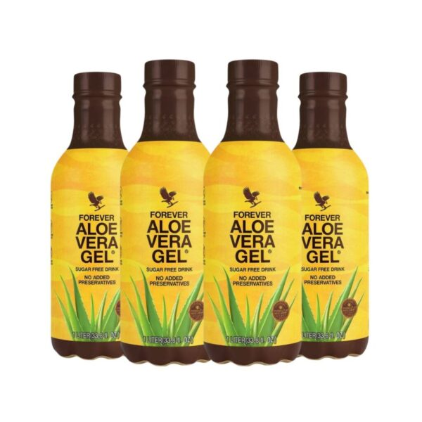 Kit com 4 embalagens de Aloe Vera Gel Forever Living